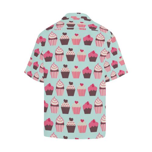 CupCake Print Pattern Men Hawaiian Shirt