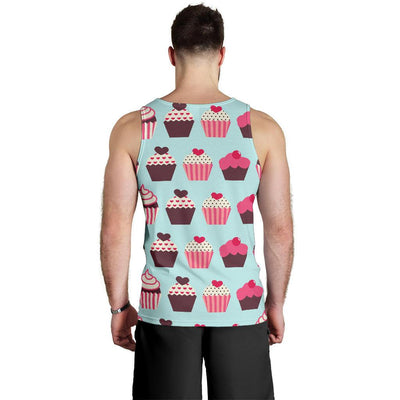 CupCake Print Pattern Men Tank Top