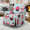 CupCake Print Pattern Recliner Slipcover-JORJUNE.COM