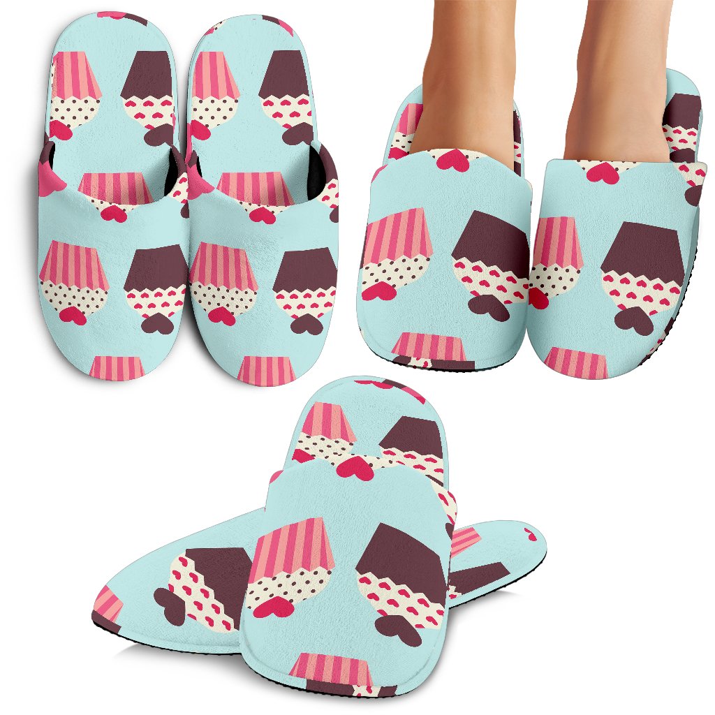 CupCake Print Pattern Slippers