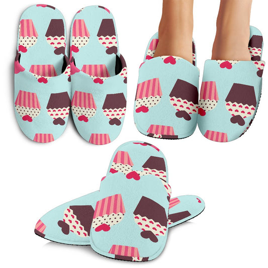 CupCake Print Pattern Slippers