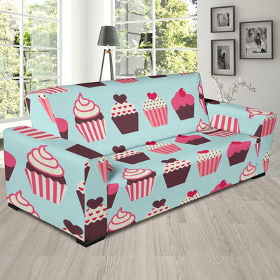 CupCake Print Pattern Sofa Slipcover-JORJUNE.COM