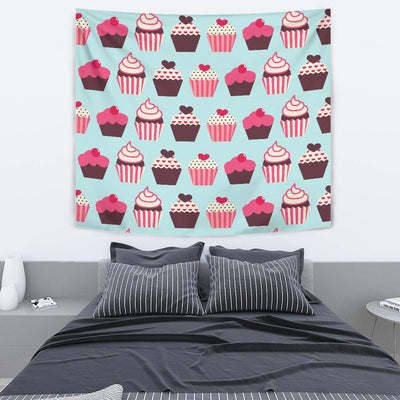 CupCake Print Pattern Tapestry