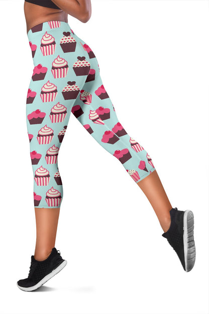 CupCake Print Pattern Women Capris