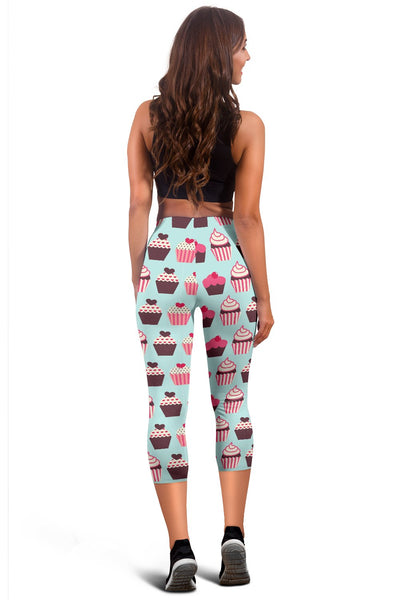 CupCake Print Pattern Women Capris