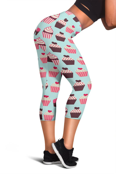 CupCake Print Pattern Women Capris