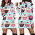 CupCake Print Pattern Women Hoodie Dress