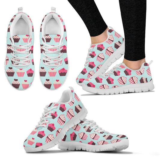 CupCake Print Pattern Women Sneakers