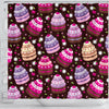 Cupcake Print Shower Curtain