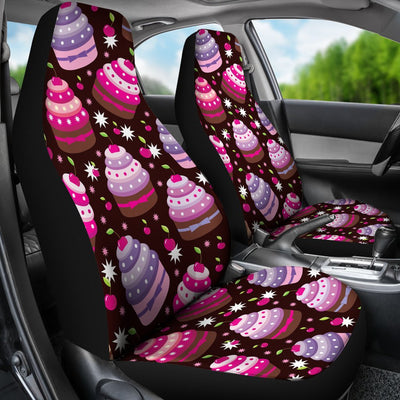 Cupcake Print Universal Fit Car Seat Covers