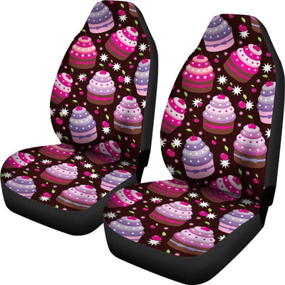 Cupcake Print Universal Fit Car Seat Covers