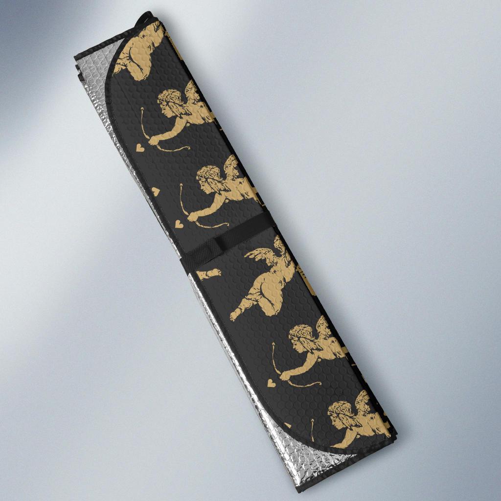 Cupid Pattern Print Design 02 Car Sun Shade-JORJUNE.COM