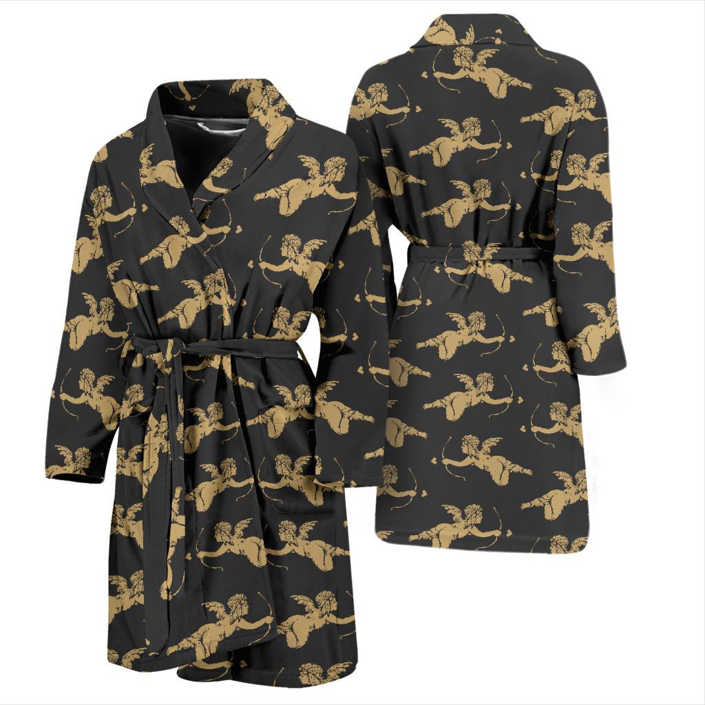 Cupid Pattern Print Design 02 Men Bathrobe-JORJUNE.COM