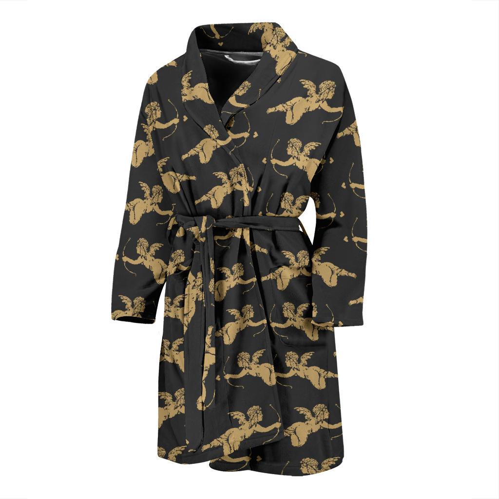Cupid Pattern Print Design 02 Men Bathrobe-JORJUNE.COM