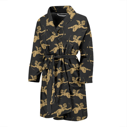 Cupid Pattern Print Design 02 Men Bathrobe-JORJUNE.COM