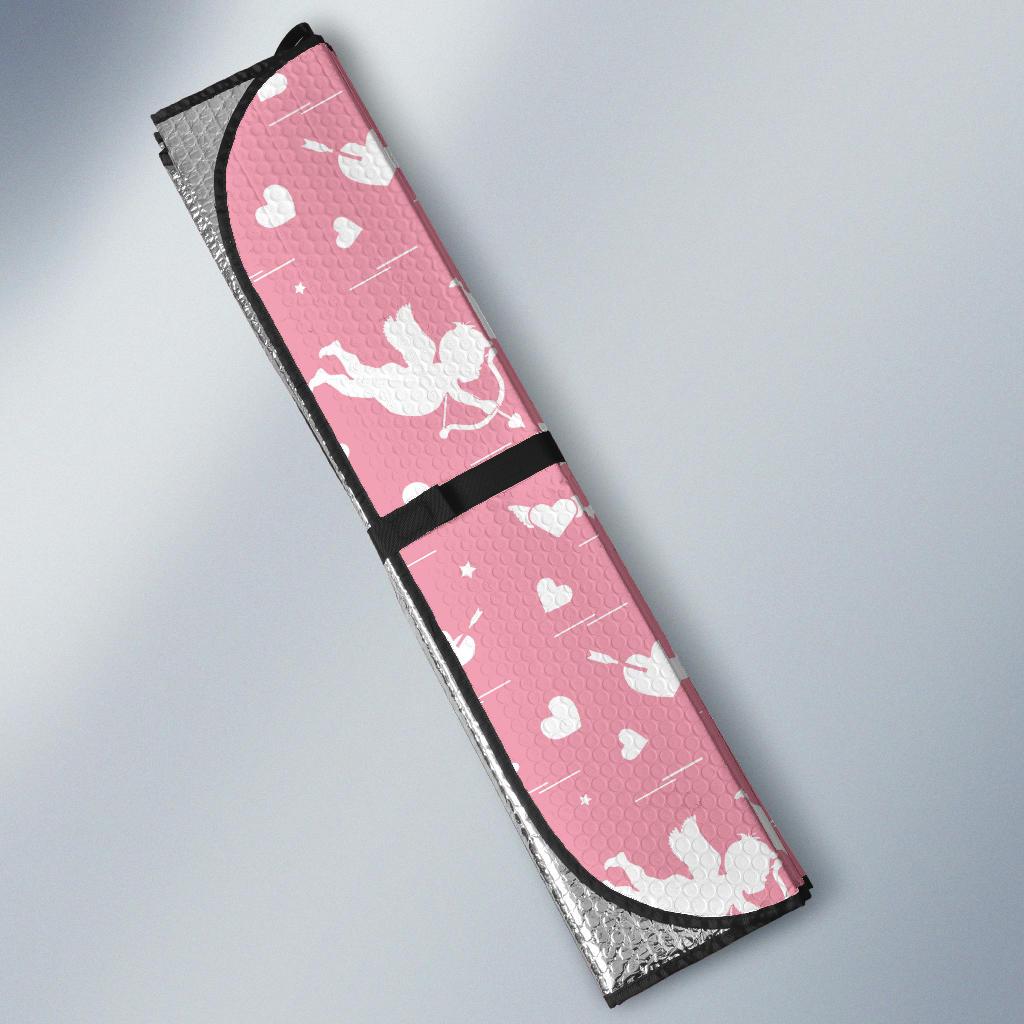 Cupid Pattern Print Design 03 Car Sun Shade-JORJUNE.COM
