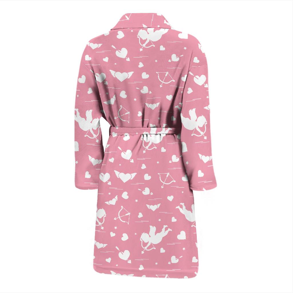 Cupid Pattern Print Design 03 Men Bathrobe-JORJUNE.COM