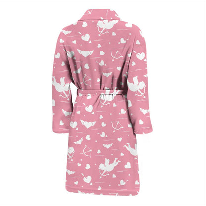 Cupid Pattern Print Design 03 Men Bathrobe-JORJUNE.COM
