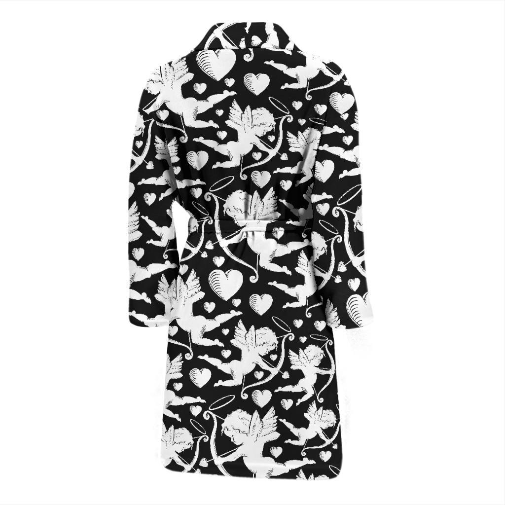 Cupid Pattern Print Design 04 Men Bathrobe-JORJUNE.COM