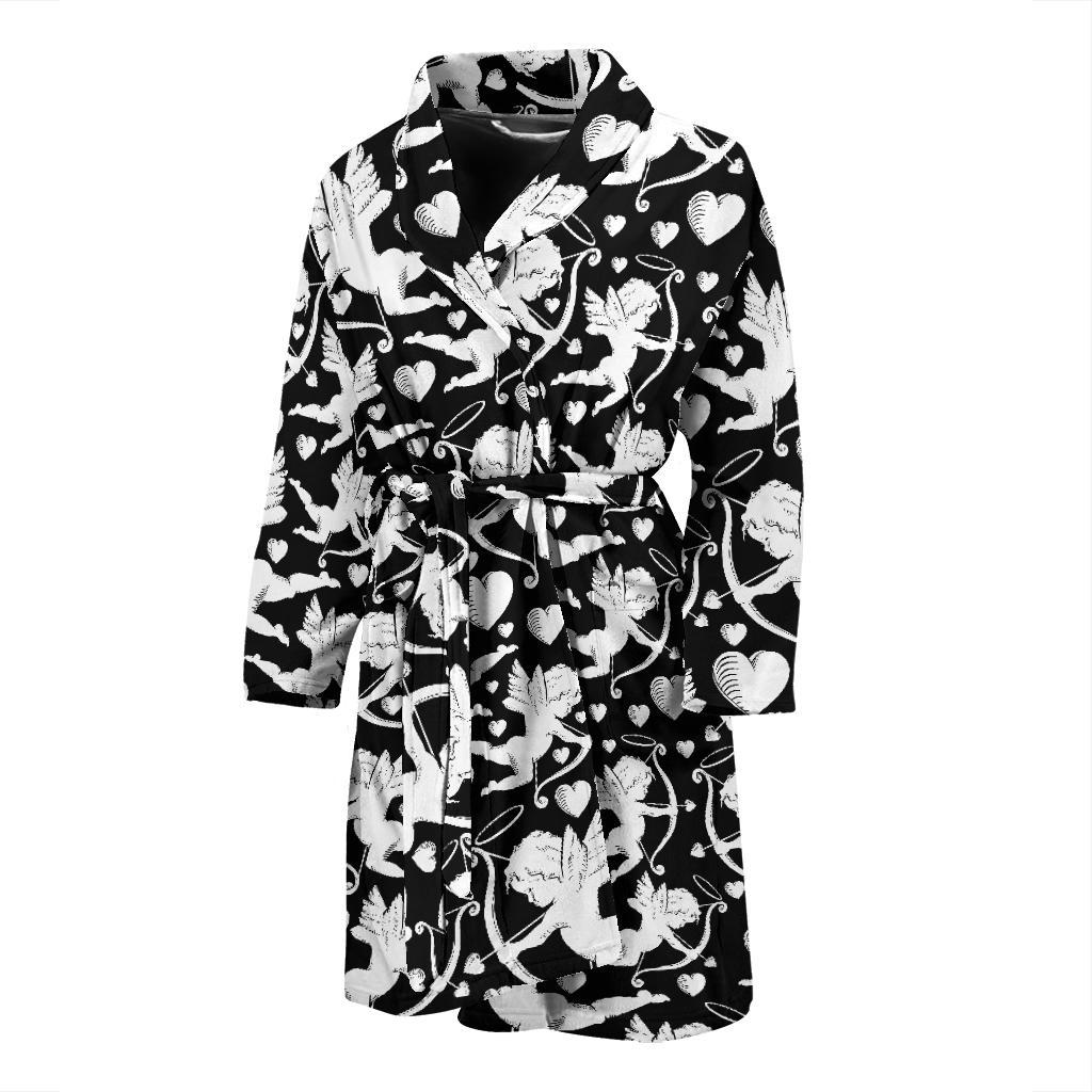 Cupid Pattern Print Design 04 Men Bathrobe-JORJUNE.COM
