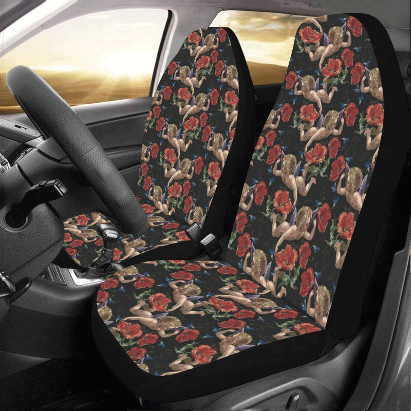 Cupid Pattern Print Design 05 Car Seat Covers (Set of 2)-JORJUNE.COM