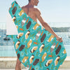 Guinea Pig Print Design LKS402 Beach Towel 32" x 71"