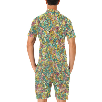 Hippie Print Design LKS302 Men's Romper