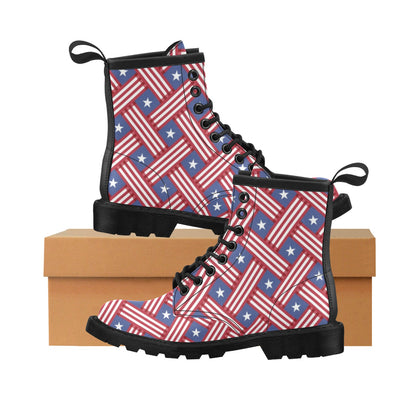 American flag Pattern Women's Boots