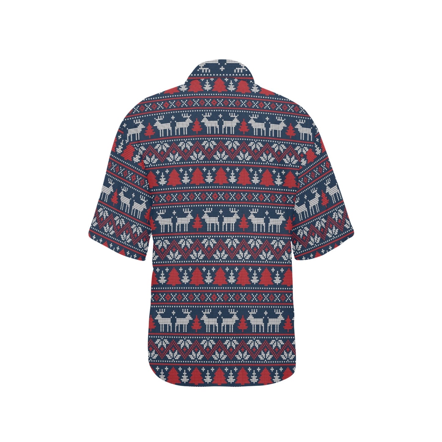 Reindeer Print Design LKS405 Women's Hawaiian Shirt