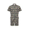 Deer Floral Jungle Men's Romper