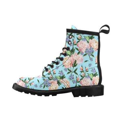 Peony Pattern Print Design PE02 Women's Boots