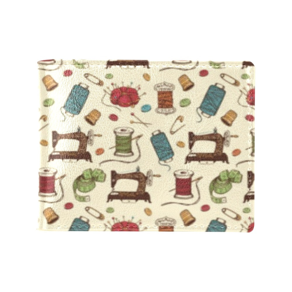 Sewing Equipment Print Design LKS303 Men's ID Card Wallet