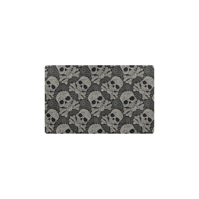 Paisley Skull Pattern Print Design A01 Kitchen Mat