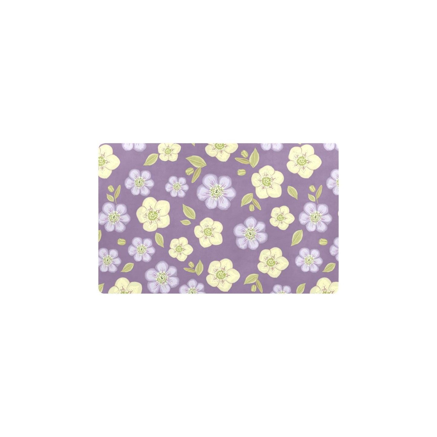 Anemone Pattern Print Design AM013 Kitchen Mat