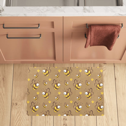 Bee Pattern Print Design BEE09 Kitchen Mat