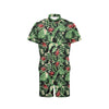 Bird Of Paradise Pattern Print Design BOP05 Men's Romper