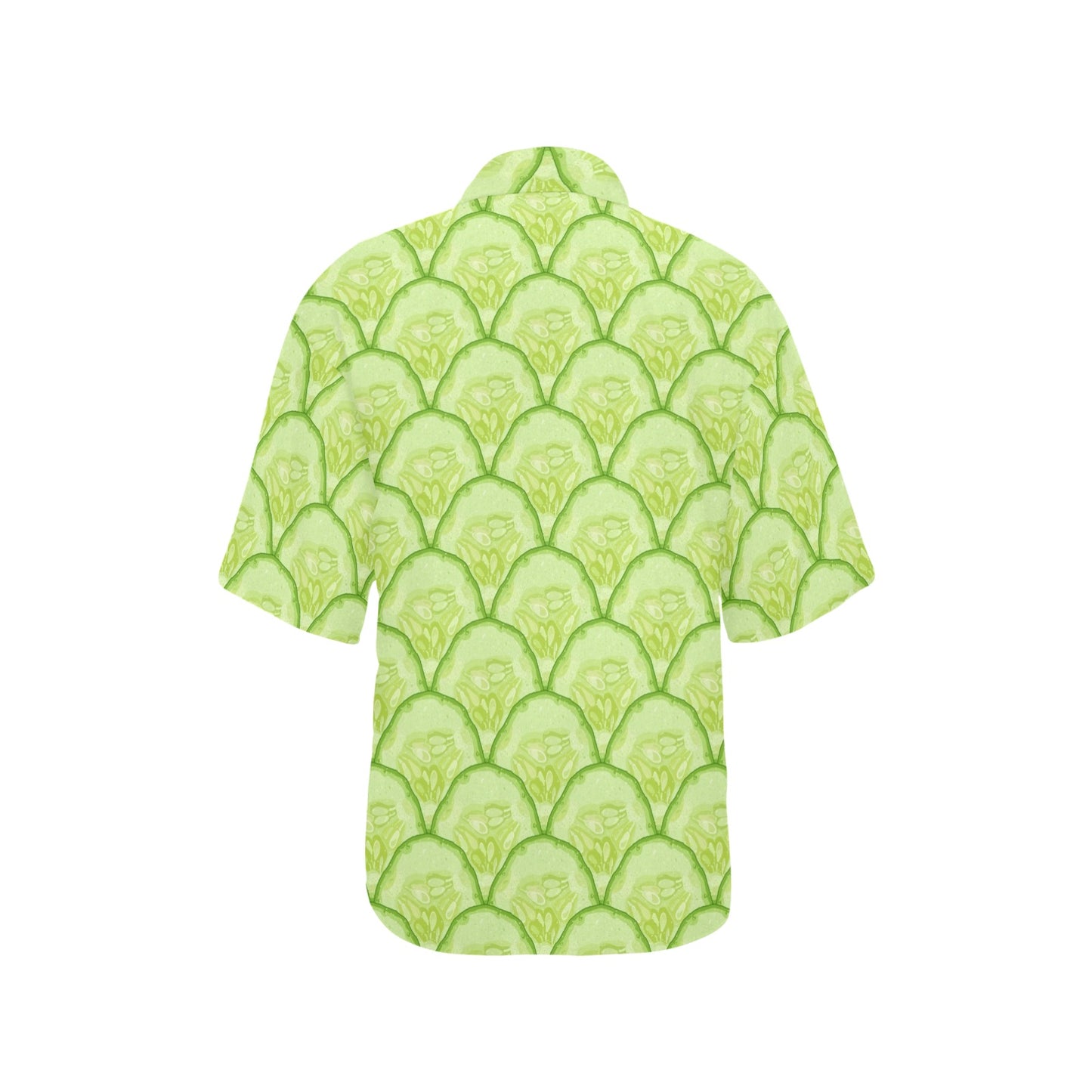 Cucumber Pattern Print Design CC04 Women's Hawaiian Shirt