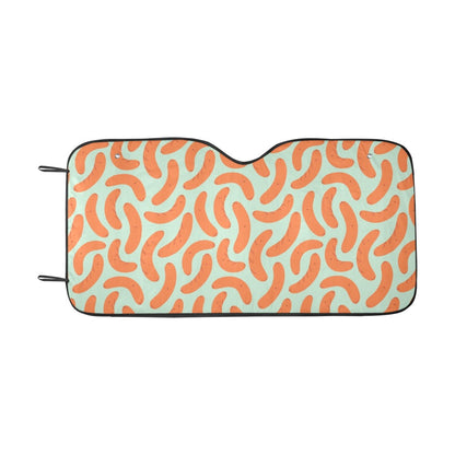 Sausage Print Design LKS304 Car front Windshield Sun Shade