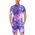 Galaxy Night Stardust Space Print Men's Romper