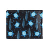 Sea Turtle Print Design LKS3013 Men's ID Card Wallet