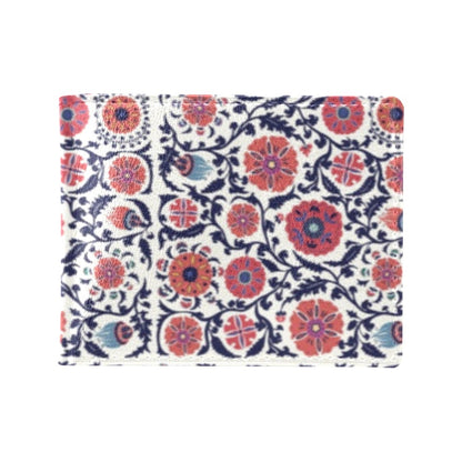 Suzani Print Design LKS304 Men's ID Card Wallet