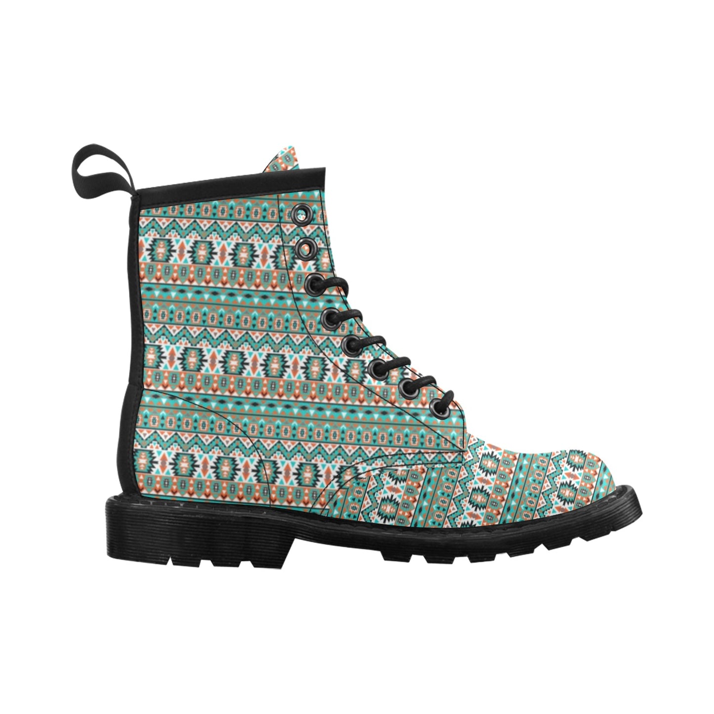 Indian Navajo Ethnic Themed Design Print Women's Boots