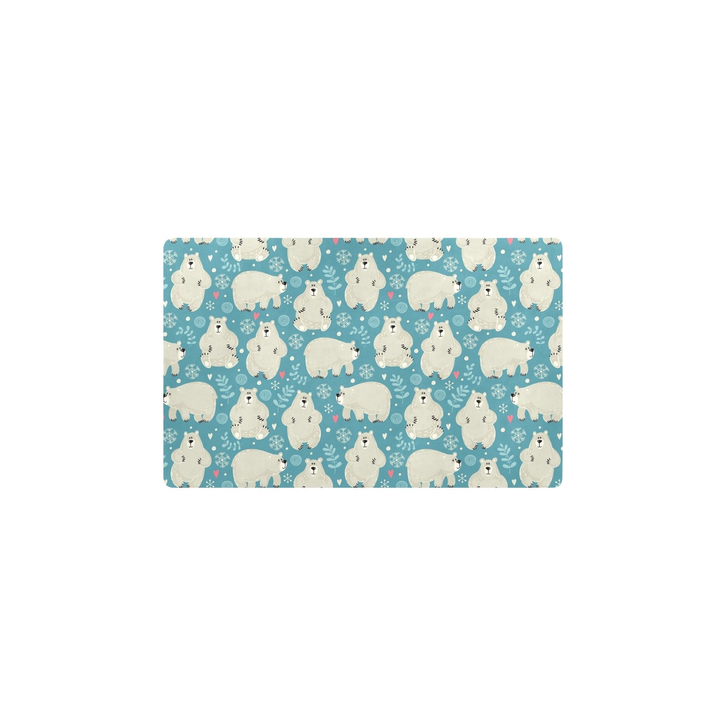 Bear Pattern Print Design BE04 Kitchen Mat