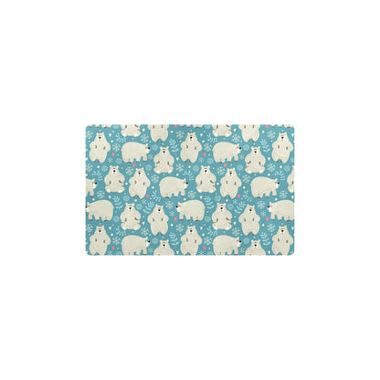 Bear Pattern Print Design BE04 Kitchen Mat