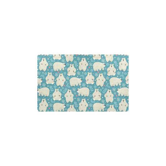 Bear Pattern Print Design BE04 Kitchen Mat