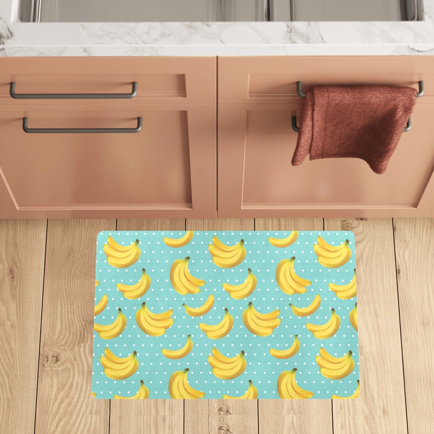 Banana Pattern Print Design BA02 Kitchen Mat