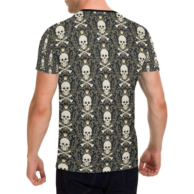 Skull King Print Design LKS307 Men's All Over Print T-shirt