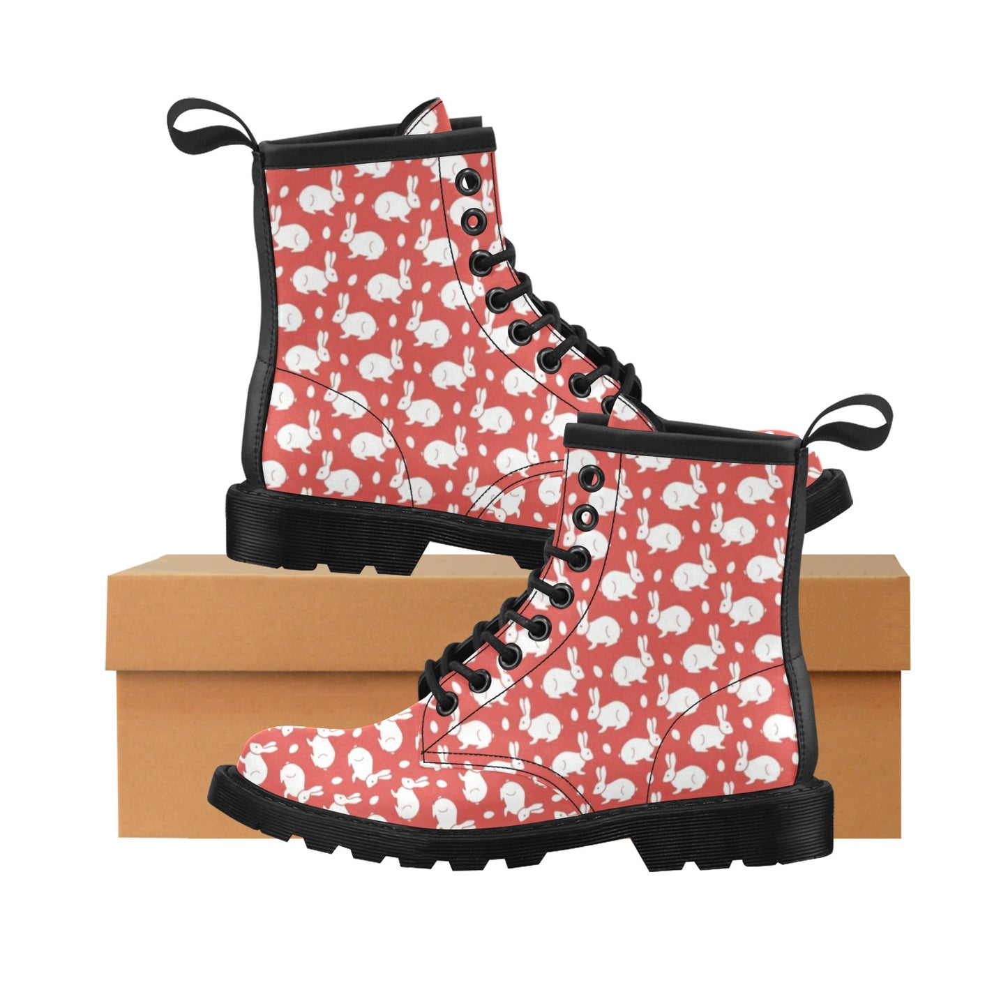 Rabbit Pattern Print Design RB017 Women's Boots