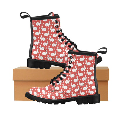 Rabbit Pattern Print Design RB017 Women's Boots