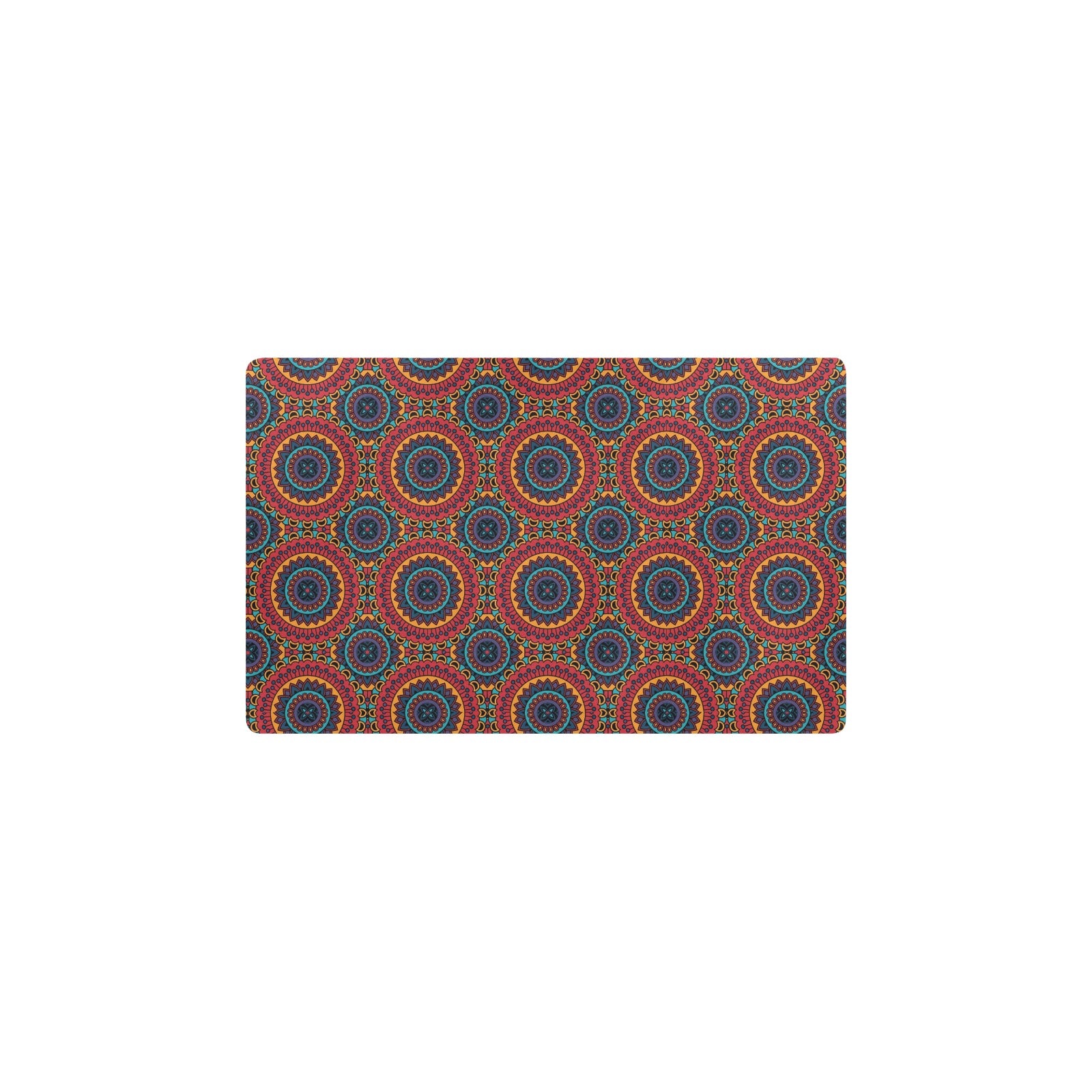 Bohemian Mandala Style Print Kitchen Mat